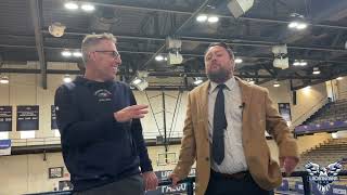 Lackawanna College Mens Basketball Media Day 2024  Kirk Fallon [upl. by Ralyt895]