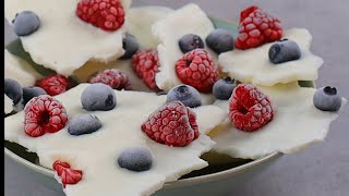 Frozen Yogurt Bites  Easy and Quick Recipe ASMR [upl. by Refitsirhc]