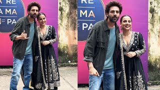 Kartik Aaryan And Vidya Balan On The Sets Of Sa Re Ga Ma Pa [upl. by Lorant622]