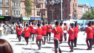 Nottinghamshire Band of The Royal Engineers  Nottingham Armed Forces Weekend Parade  26 June 2011 [upl. by Etnuaed]