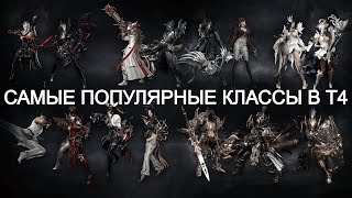 Lost Ark Самые популярные классы в Т4 на корейских серверах [upl. by Lrig182]