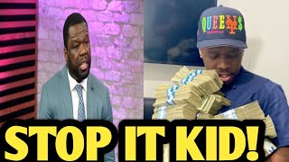 50Cent Warns First Son Marquise Jackson To Stop Flaunting The Little Money He Has On Social Media😡 [upl. by Odlabso270]