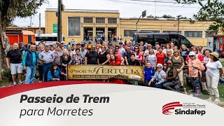 Reunião de Aposentados e Pensionistas  Viagem de trem para Morretes [upl. by Noreg]