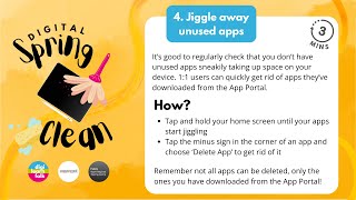 Digital Spring Clean Jiggle Away Unused Apps [upl. by Allesor]