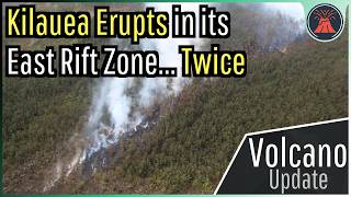 Kilauea Volcano Eruption Update New East Rift Zone Eruption Begins [upl. by Lavicrep214]