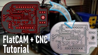 PCB a Doble Cara con CNC amp FlatCAM  Tutorial Completo [upl. by Kreitman]