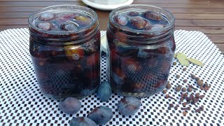 Маринованные сливы на зиму как оливки Pickled plums for the winter like olives [upl. by Ardnuas]