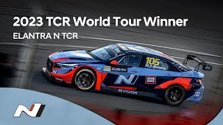 Hyundai N  2023 TCR World Tour Winner – Elantra N TCR [upl. by Enelime839]