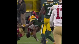 Karl Brooks with a Fumble Recovery vs San Francisco 49ers [upl. by Ennaylil]