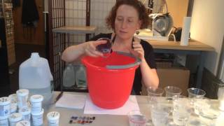 Washing Enamels for Cloisonne [upl. by Thill]