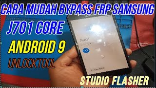 🔴TUTORIAL BYPASS FRP SAMSUNG GALAXY J7 CORENXT SMJ701 ‼️via unlocktool studio flasher [upl. by Edlyn]