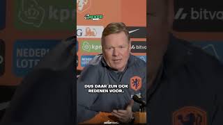 Spitsen Oranje NIET in vorm 😬 Maakt Koeman zich ZORGEN [upl. by Aisila]