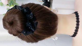 Very Easy As It Looks Updo ❤️✨ Wedding Hairstyles Wedding Guests Parties  Updo Hairstyles [upl. by Annawahs]