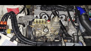 Installation de la pompe injection en ligne Motorpal 4m sur la 205 td [upl. by Ardnuyek354]