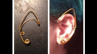 DIY Simple Wire ElfFairy Ears [upl. by Soracco]