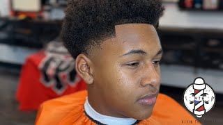 FLAWLESS TAPER FADE ON COARSE HAIR  Barber Tutorial [upl. by Thaxter986]