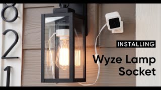 Installing Wyze Lamp Socket [upl. by Marice999]