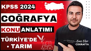 33 KPSS 2024 I Türkiyede Tarım I Enes Hoca kpsscoğrafya kpss2024 [upl. by Anoiek]