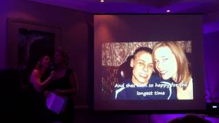 My sisters wedding speech  song Inspired by Tom Fletcher McFly Wedding speech [upl. by Blight837]