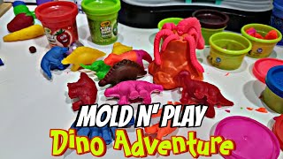 Satisfying Dough Dino Adventure mold n play [upl. by Milzie22]