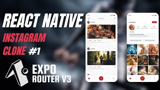 Instagram Clone with React Native Expo 1 [upl. by Ocirnor35]