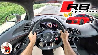 Saying Goodbye to the Audi R8 and its Glorious V10 POV Drive Review [upl. by Alehcim914]