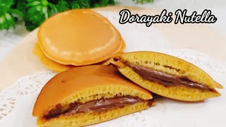 Dorayaki Nutella  Resep Dorayaki  Japanese Pancake Dorayaki [upl. by Anitsua563]