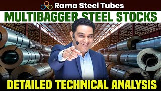 Rs10 का Multibagger Steel Stock  Rama Steel Tubes Ltd News  Technical Study realscalpervipul [upl. by Neelahtak]