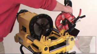 SDT 300 Compact Pipe Threading Machine fits Ridgid 67182 [upl. by Ecinert]