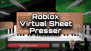 Roblox Auto Piano  Virtual Sheet Presser  Panda Hub [upl. by Hailed]