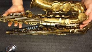 Repairmans Overview King Zephyr Special Saxophone [upl. by Alenas]