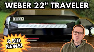 The Portable Weber Traveler 22 in Griddle  Review and BIG NEWS [upl. by Alleciram]