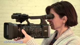 Sony FDR AX1 4K Pro Camcorder First Look Adorama Photography TV [upl. by Nyltac131]