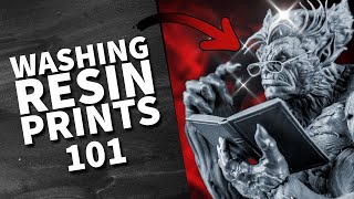 Effective Resin Washing Techniques for 3D Prints StepbyStep Tutorial [upl. by Lilla619]