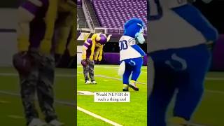 The best mascot in football shorts vikings mascot [upl. by Rolyt]