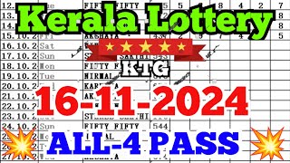 Kerala lottery guessing  16112024  Kerala lottery result [upl. by Marutani]