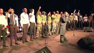 Ka Lebitso La Ntate Kgomo Ya Bo Monare medley by Wacha Mkhukhu Wachumlilo LIVE  The State Theatre [upl. by Derreg]