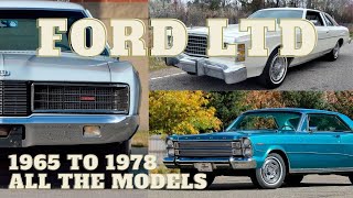 Ford LTD 1965 to 1978 The History All the Models amp Features [upl. by Egerton]