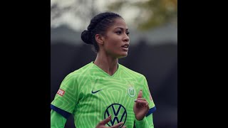 Sveindís Jane Jónsdóttir first goal for VfL Wolfsburg 1132022 [upl. by Ahterod96]