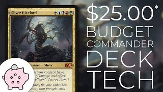 Sliver Hivelord  EDH Budget Deck Tech 25  Tribal  Magic the Gathering  Commander [upl. by Lesirg26]