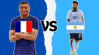 PES Football Life 25  France VS Argentina  Game Simulation [upl. by Presley]