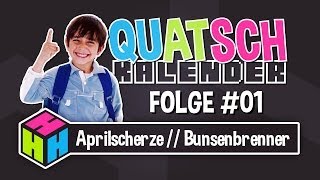 Aprilscherze und Bunsenbrenner » QUATSCHKALENDER 01 » Fun Facts über Lustige Feiertage [upl. by Ahsilahk232]