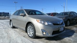 2014 Toyota Camry XLE Start up Walkaround and Full Vehicle Tour [upl. by Esserac]