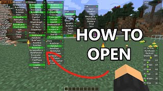 Wurst Client How To Open The GUI and how to fix it if it wont work [upl. by Nrojb146]