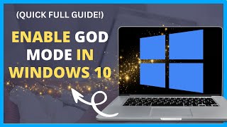 How to Enable God Mode in Windows 10 QUICK FULL GUIDE [upl. by Alrahc956]