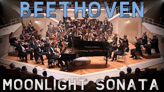 Beethoven  Moonlight Sonata  Berliner Philharmonie  Piano amp Orchestra [upl. by Hilarius]