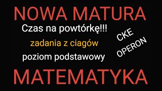 Zadania z ciągów powtórka do matury [upl. by Buchbinder]