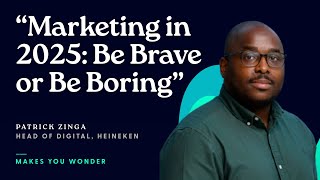 Brand Bravery in the AI Age w Patrick Zinga [upl. by Langley]