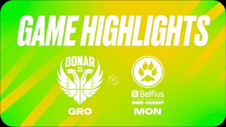 Donar Groningen vs Union MonsHainaut  Game Highlights [upl. by Nickolai92]