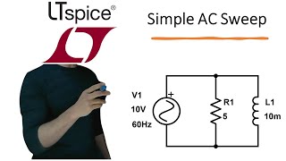 A Quick Guide to LTSpice AC Analysis on a Simple RL Parallel Circuit [upl. by Maxy]